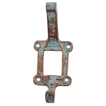 Antique Label frame Iron Hooks 